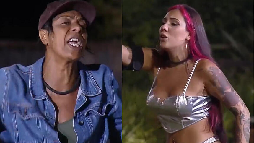 Marcia Fu e Alicia em uma montagem na discórdia