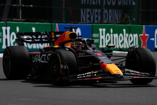 Max Verstappen durante uma corrida de F1