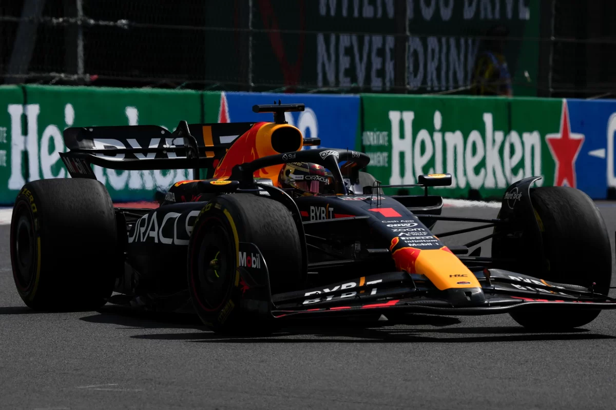Max Verstappen durante uma corrida de F1