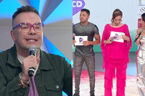 Felipeh Campos divide tela com Sonia Abrão que ler as fichas do Teleton 2023