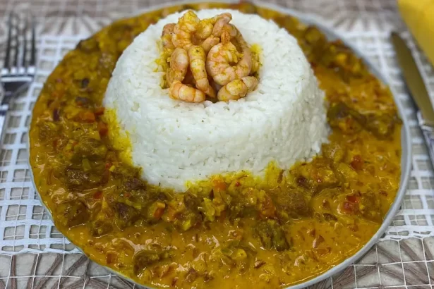 Arroz de hauçá com camarão