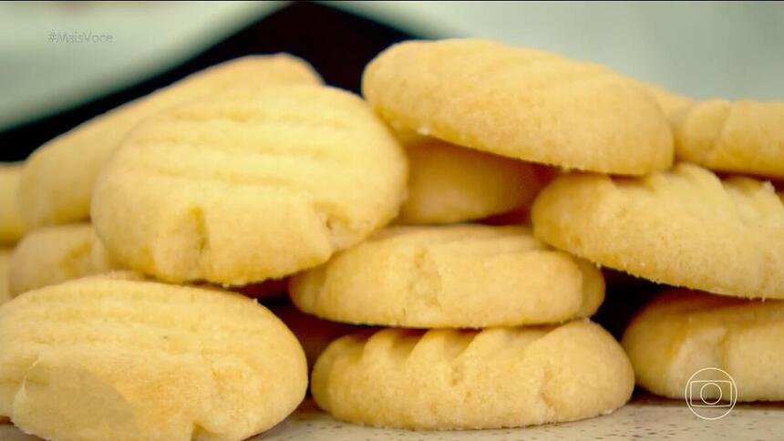 Biscoito com fécula de batata no Mais Você