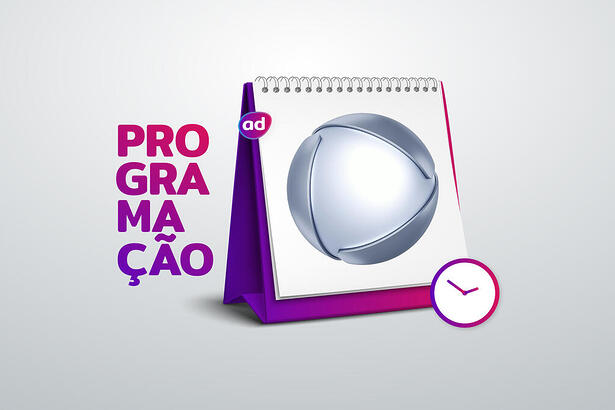 Arte de divulgação da programação da Record TV