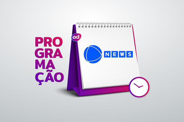 Arte da programação da Record News