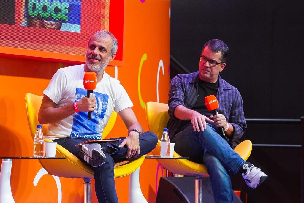 Érick Brêtas e Flávio Furtado no CCXP