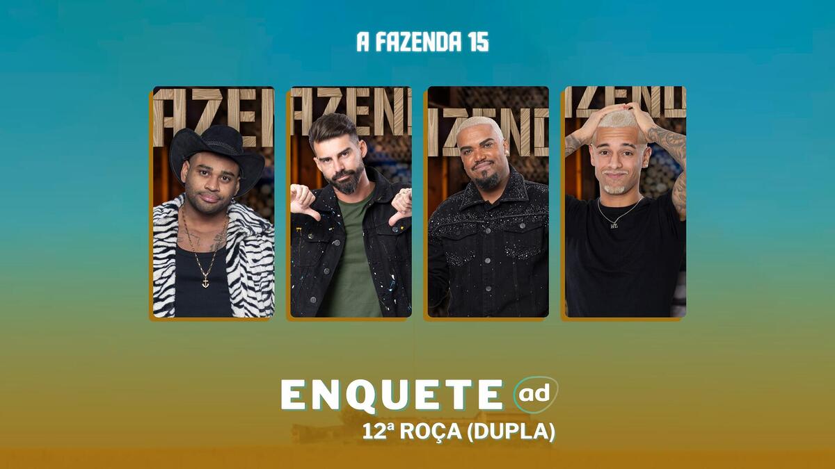 Enquete A Fazenda 15: Quem você quer que fique na 13ª Roça?