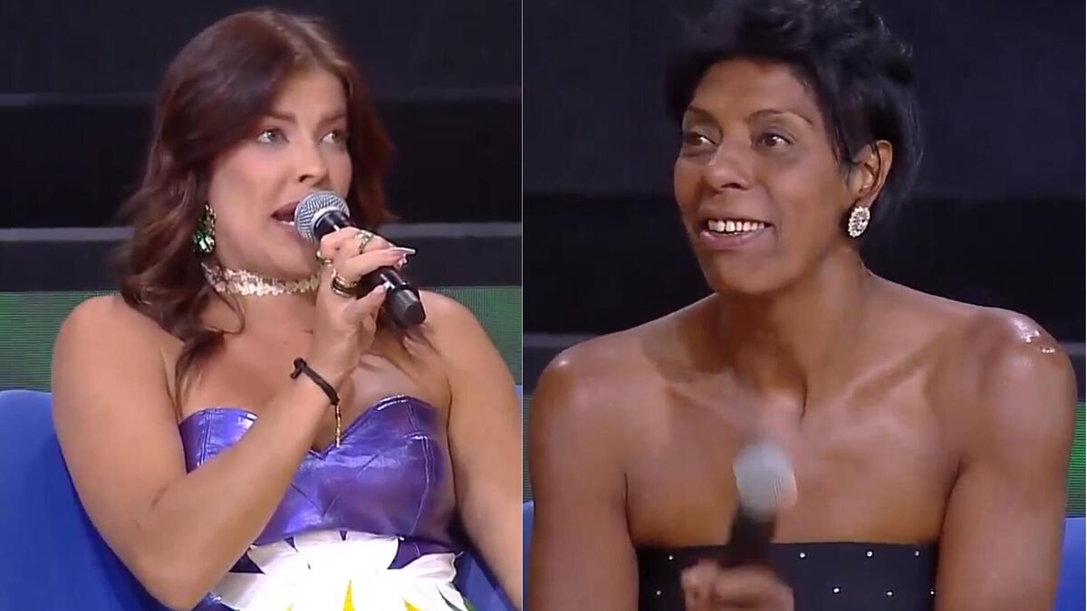 Jaquelline e Marcia Fu na Cabine de Descompressão