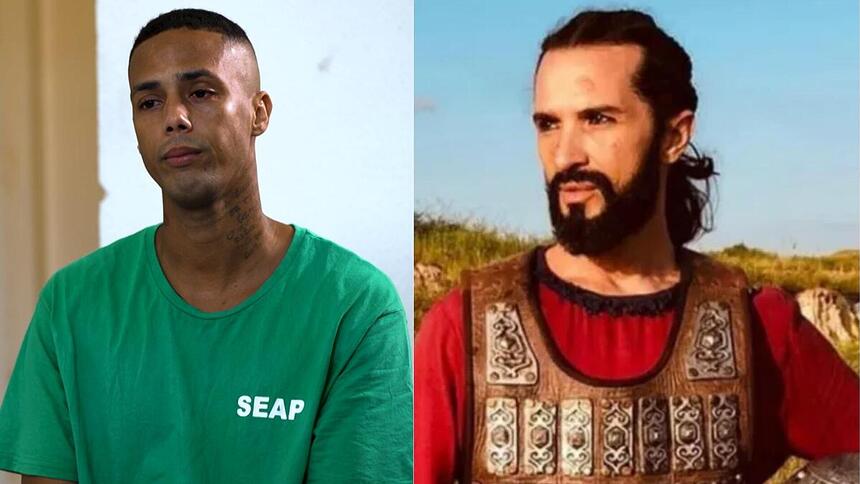 Jeander e Jeff Machado em uma montagem