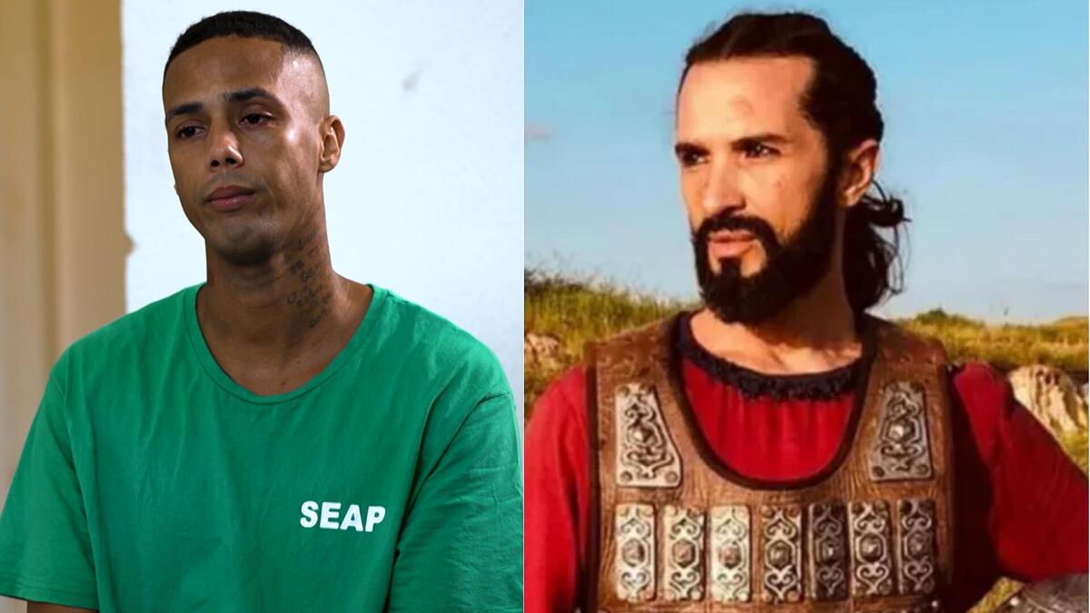 Jeander e Jeff Machado em uma montagem