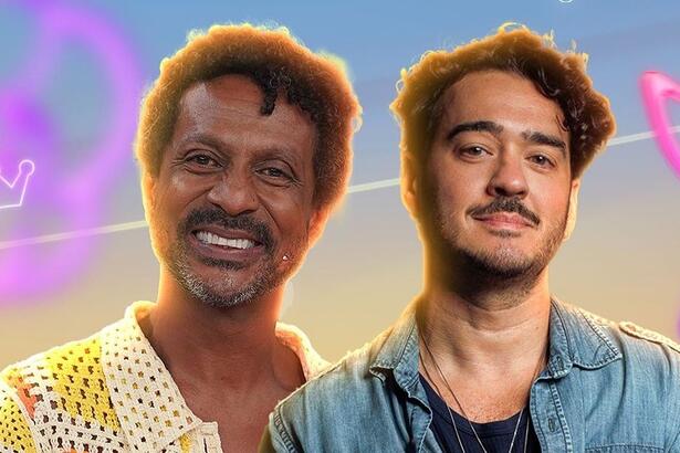 Luis Miranda e Marcos Veras na arte de divulgação do BBB 24