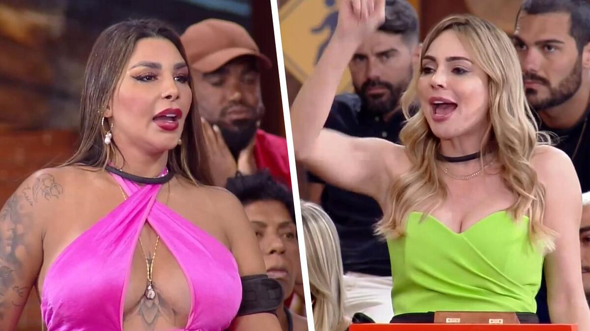 Jenny Miranda divide tela com Rachel Sheherazade em A Fazenda 15