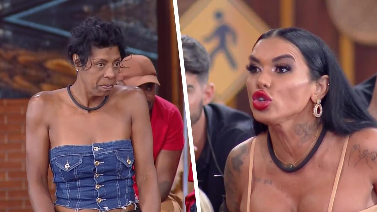 Marcia Fu faz cara de choro enquanto Simioni grita com ela na lavação de roupa suja de A Fazenda 15