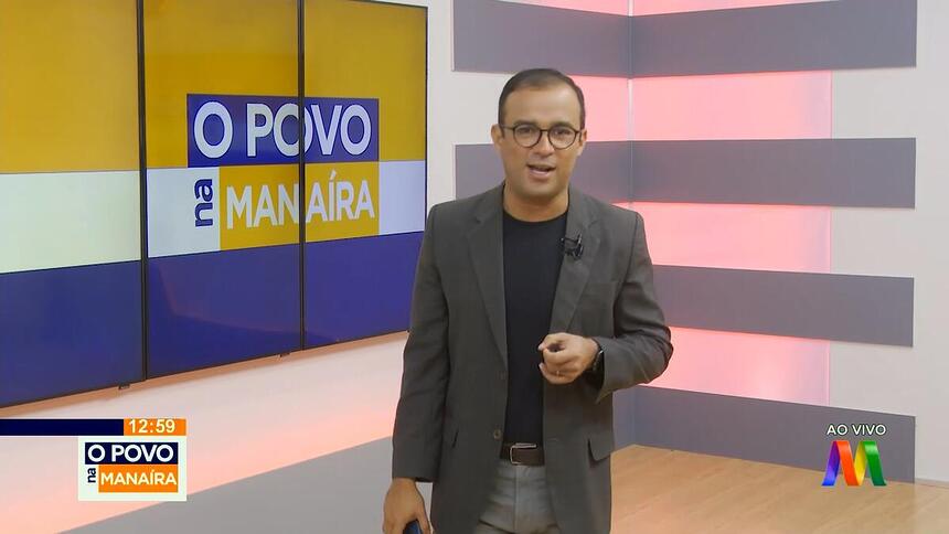 Flávio Fernandes apresentando o O Povo na Manaíra