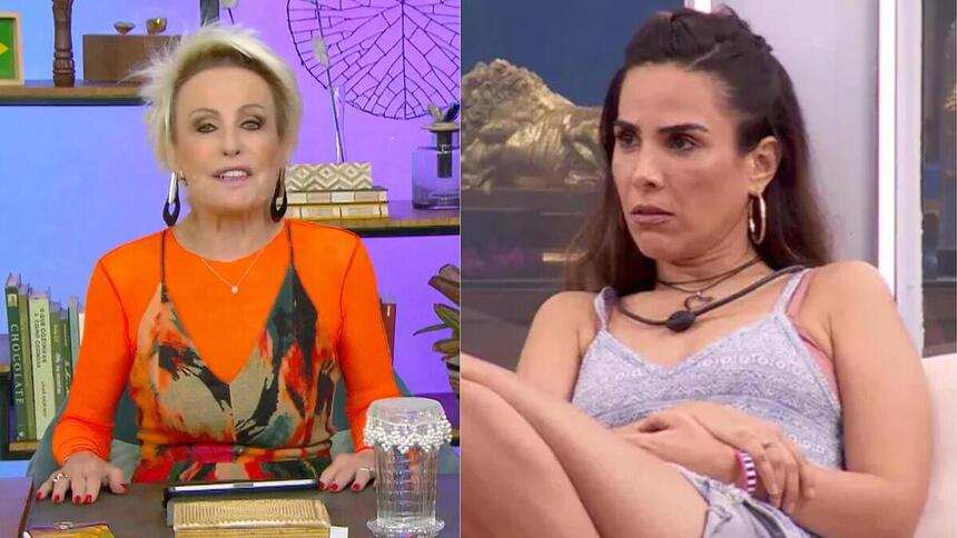 Ana Maria Braga e Wanessa Camargo em uma montagem