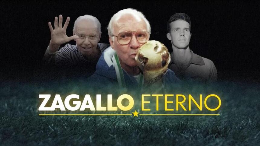 Arte do boletim 'Zagallo Eterno' na Globo