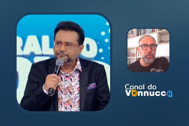 Geraldo Luís na capa da Coluna do Vannucci ao vivo