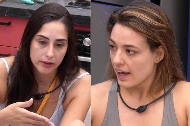 Deniziane e Beatriz em uma montagem no BBB 24