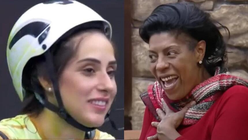 Deniziane e Marcia Fu em uma montagem no BBB