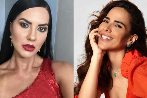 Graciele Lacerda e Wanessa Camargo em uma montagem