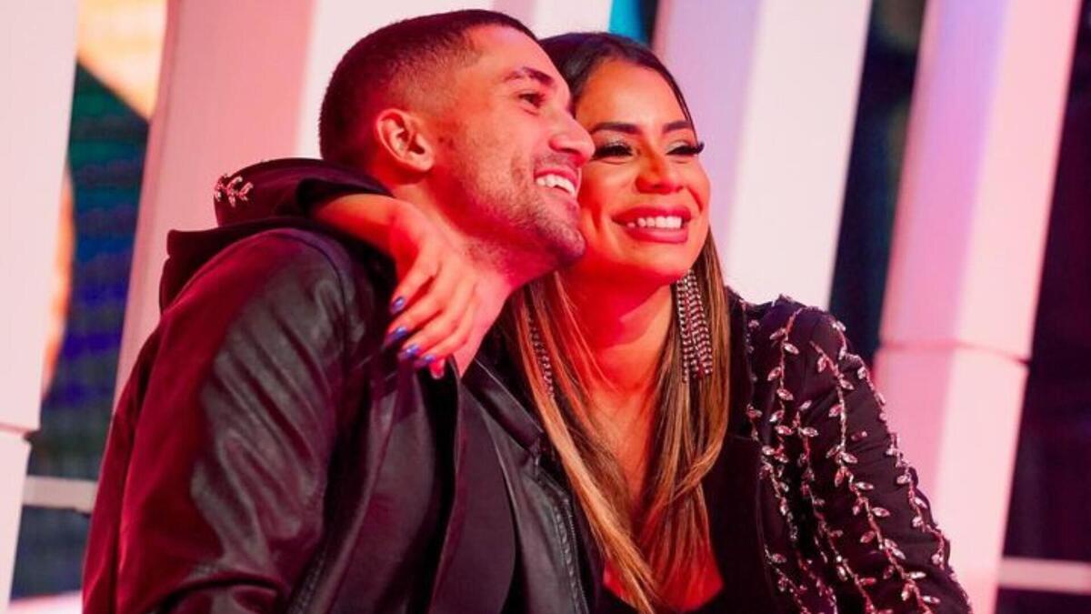 Lexa e Ricardo Vianna em trecho do Sobe o Som no Caldeirão