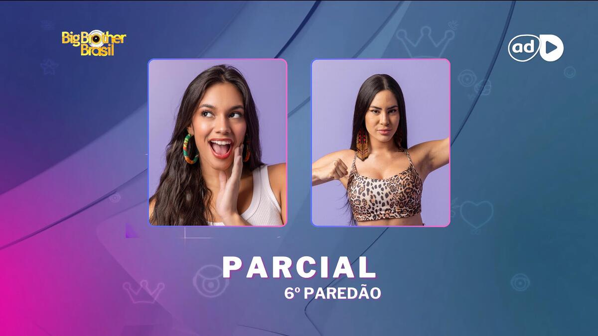 Alane e Isabelle na arte da parcial no 6º Paredão