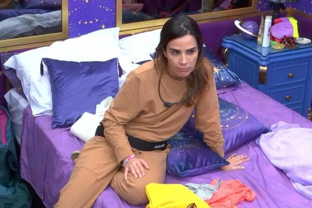 Wanessa Camargo durante conversa no Quarto Magia do BBB 24