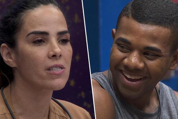 Wanessa Camargo e Davi em uma montagem no BBB 24