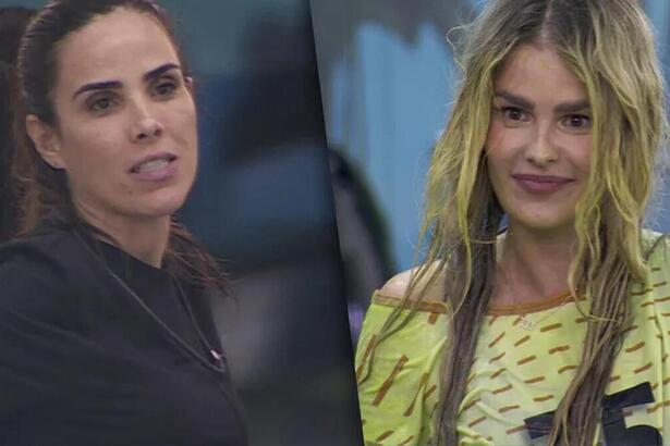 Wanessa Camargo e Yasmin Brunet em montagem no BBB