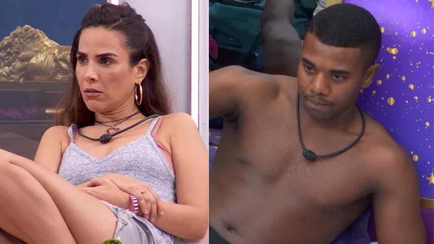 Wanessa Camargo e Davi em uma montagem no BBB 24