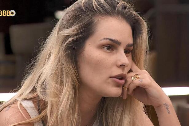 Yasmin Brunet durante conversa na Xepa do BBB 24