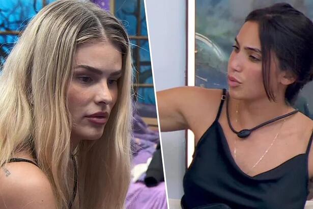 Yasmin Brunet e Vanessa Lopes em uma montagem no bbb 24