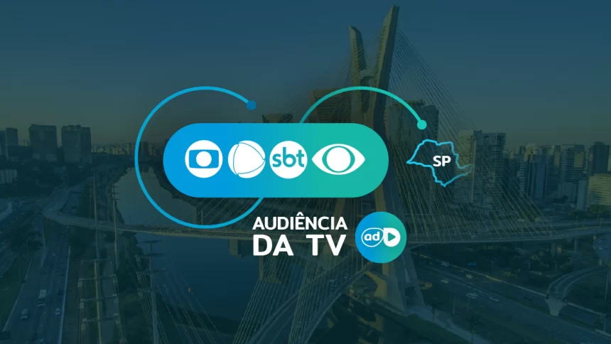 Arte Consolidados de Audiência da TV de São Paulo