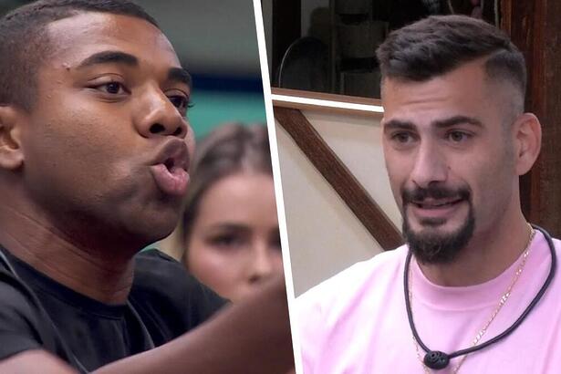 Davi grita com Nizam na cozinha do BBB 24