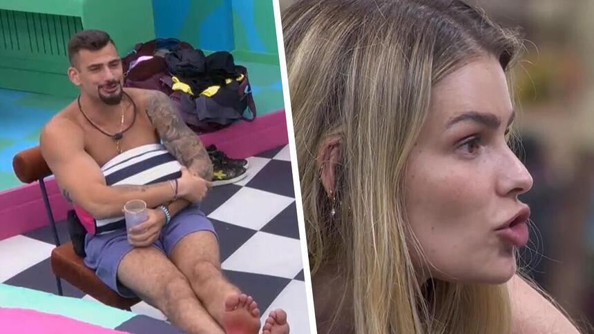 Montagem de Nizam com Yasmim Brunet no BBB 24