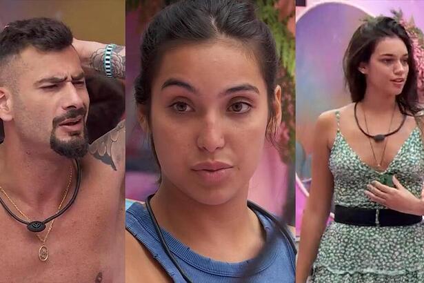 Nizam, Vanessa Lopes e Alane no quarto fada do BBB 24