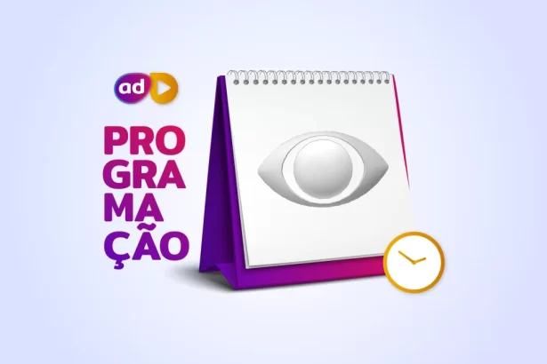 Arte de divulgação da programação da Band