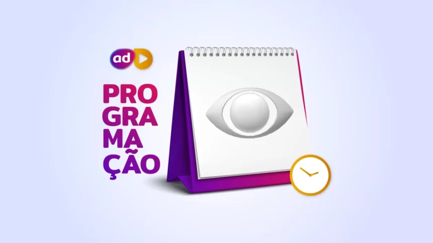 Arte de divulgação da programação da Band