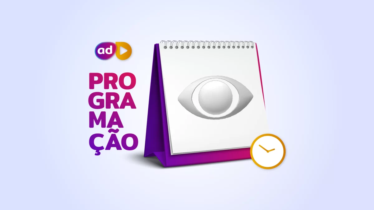 Arte de divulgação da programação da Band