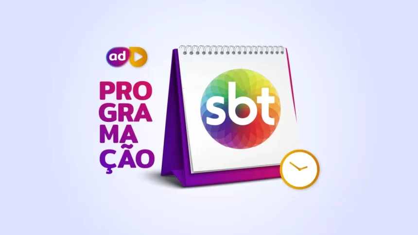 Arte de divulgação da programação do SBT