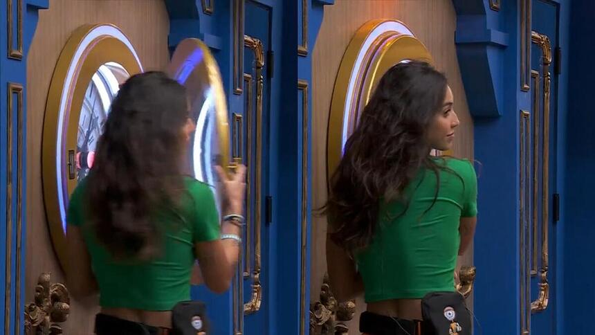 Vanessa Lopes abre a tampa e aperta o botão da desistência do BBB 24