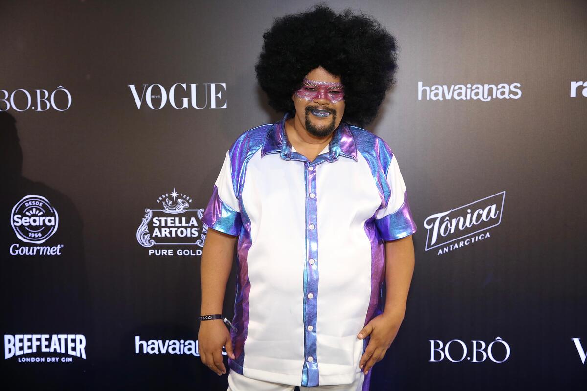 Babu Santana no Baile da Vogue 2024