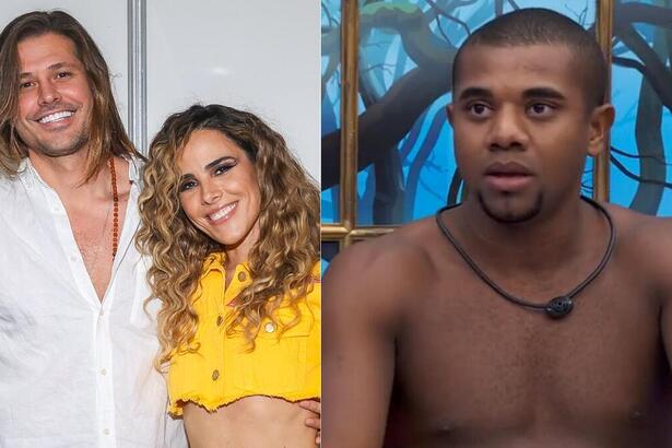 Dado Dolabella, Wanessa e Davi em uma montagem