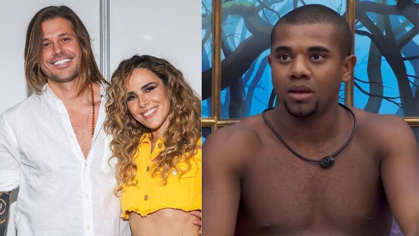 Dado Dolabella, Wanessa e Davi em uma montagem