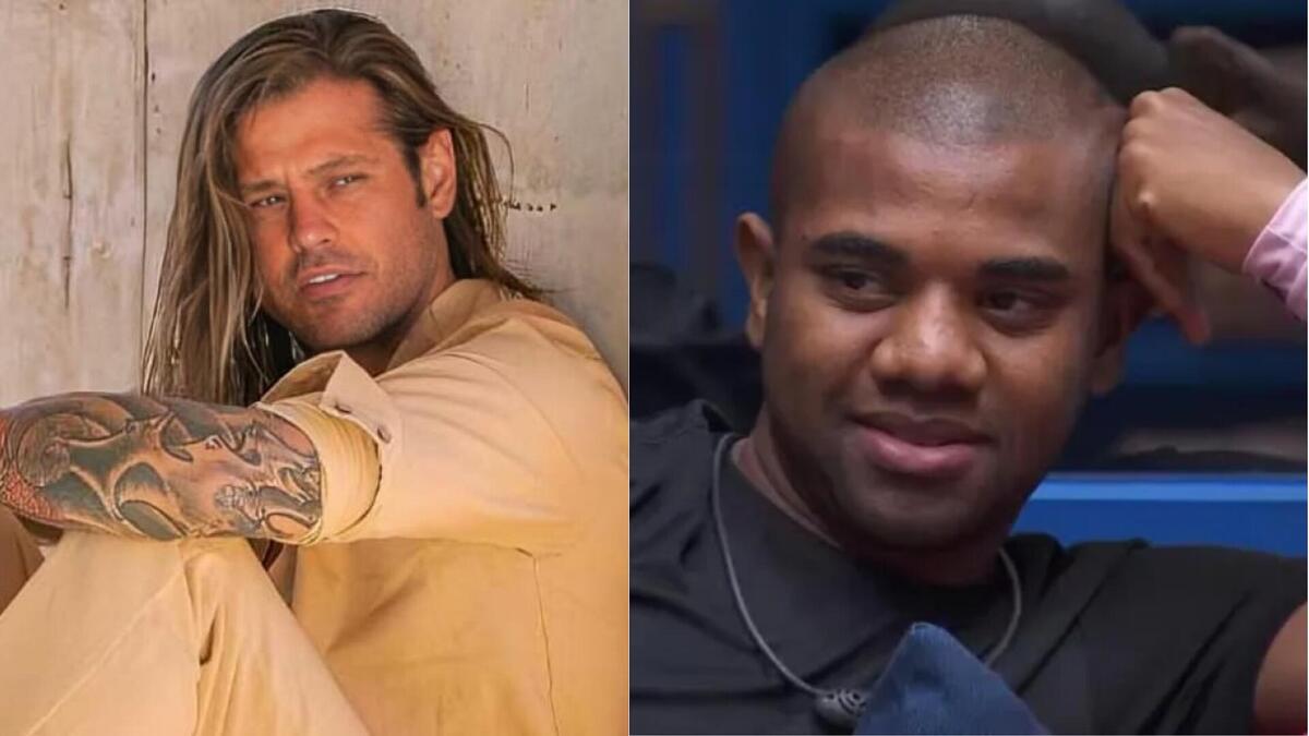 Dado Dolabella e Davi em uma montagem