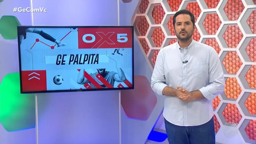 Gustavo Castellucci durante participação no Globo Esporte BA