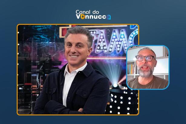 Luciano Huck na arte da Coluna do Vannucci ao vivo no dia 28 de fevereiro