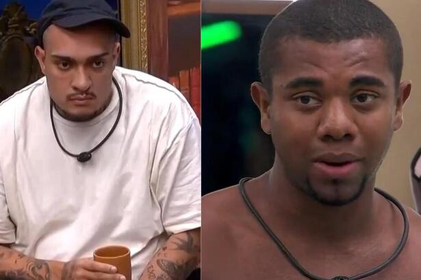 MC Bin Laden e Davi em uma montagem no BBB 24