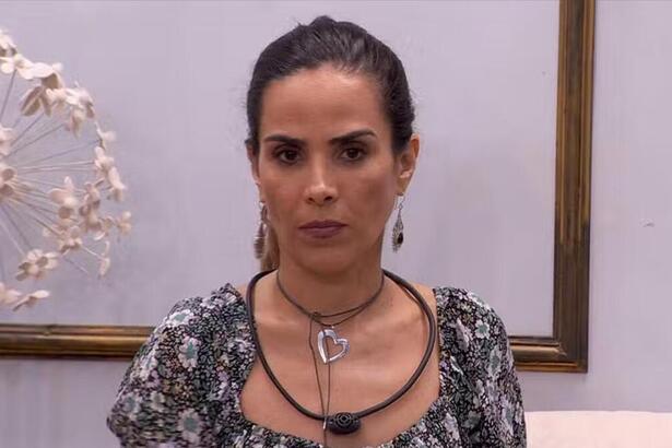 Wanessa em conversa na área externa do BBB 24