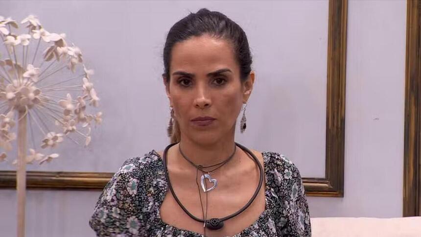 Wanessa em conversa na área externa do BBB 24