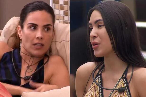 Wanessa e Isabelle em uma montagem no BBB 24